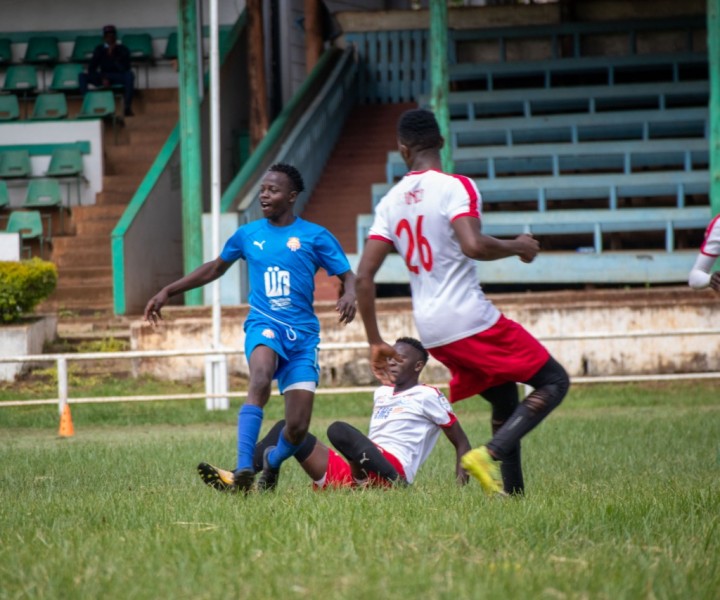 Rowland Makati in a past friendly with Nairobi City Stars against Posta Rangers at the Jamhuri Park