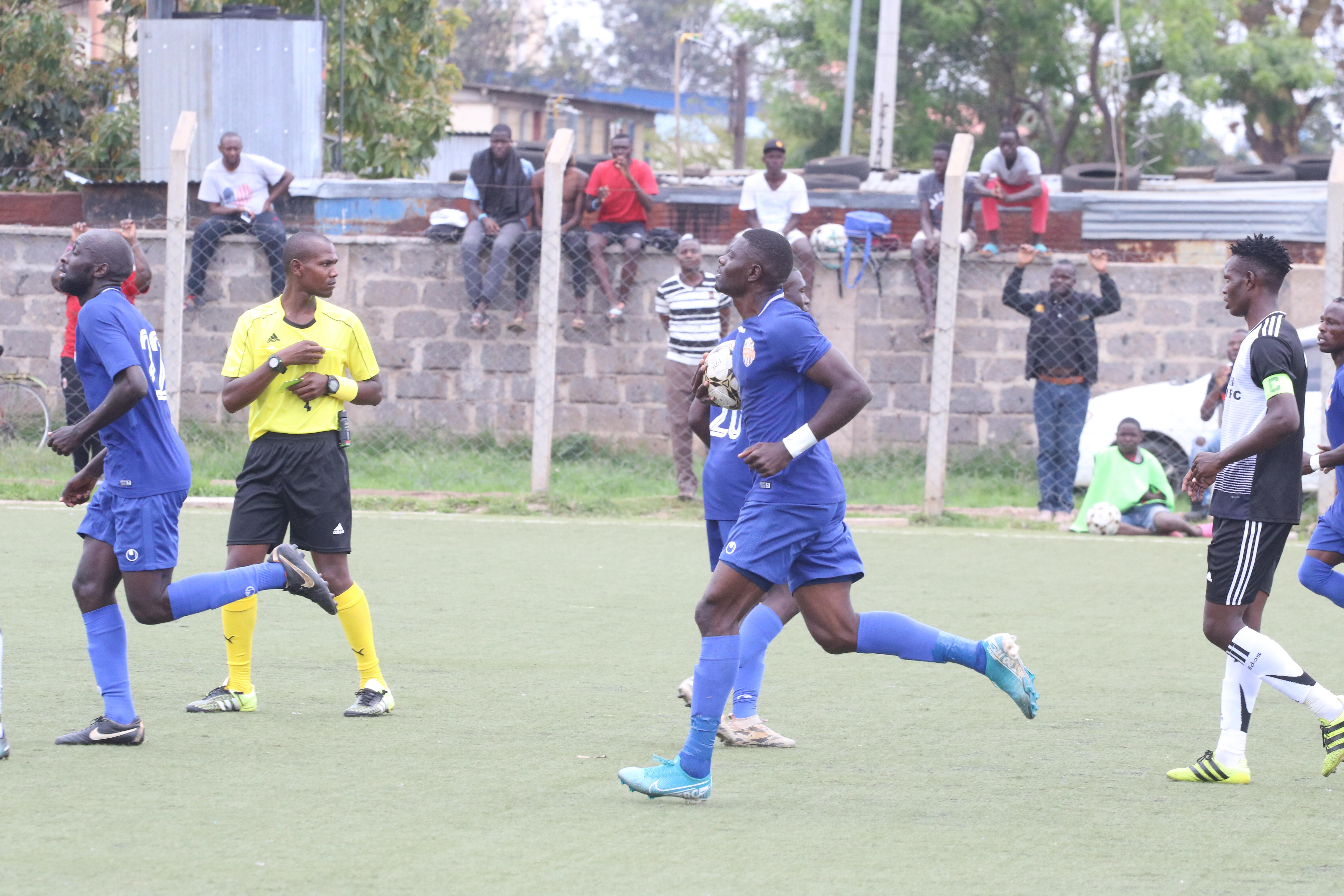 Salim 'Shitu' Abdalla in a past game. He scored the lone goal as City Stars beat host Shabana 1-0 at Gusii Stadium on Sat 11 Jan 2020 