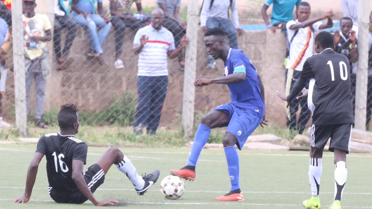 Sanneh in action in Oct 2019 against Migori Youth at Camp Toyoyo