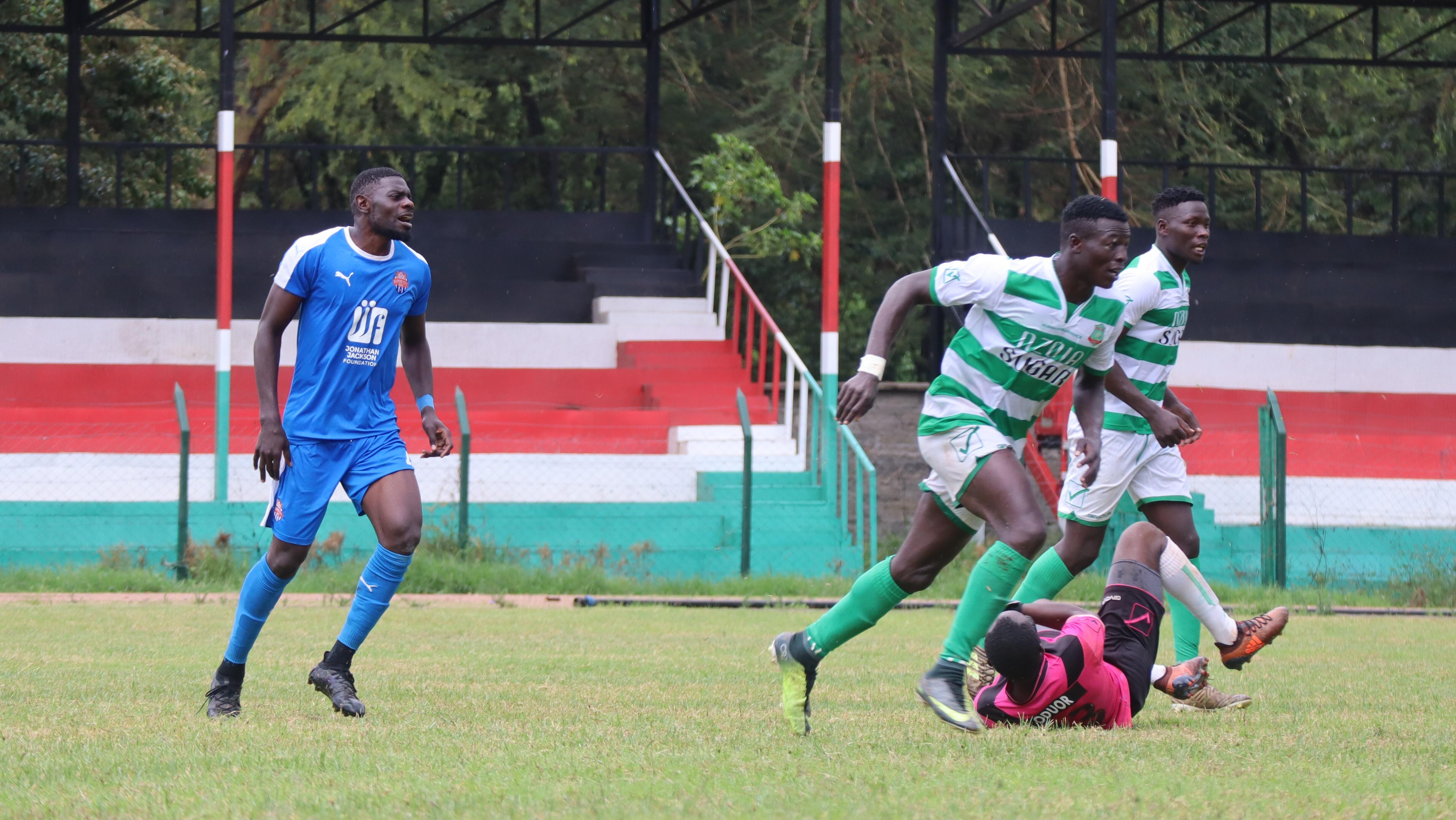 Salim 'Shitu' Abdalla looks on in Nairobi City Stars Premier League opener against Nzoia Sugar FC on Sun 29 Nov 2020. City Stars won 2-0. Shitu was named MVP for Simba wa Nairobi