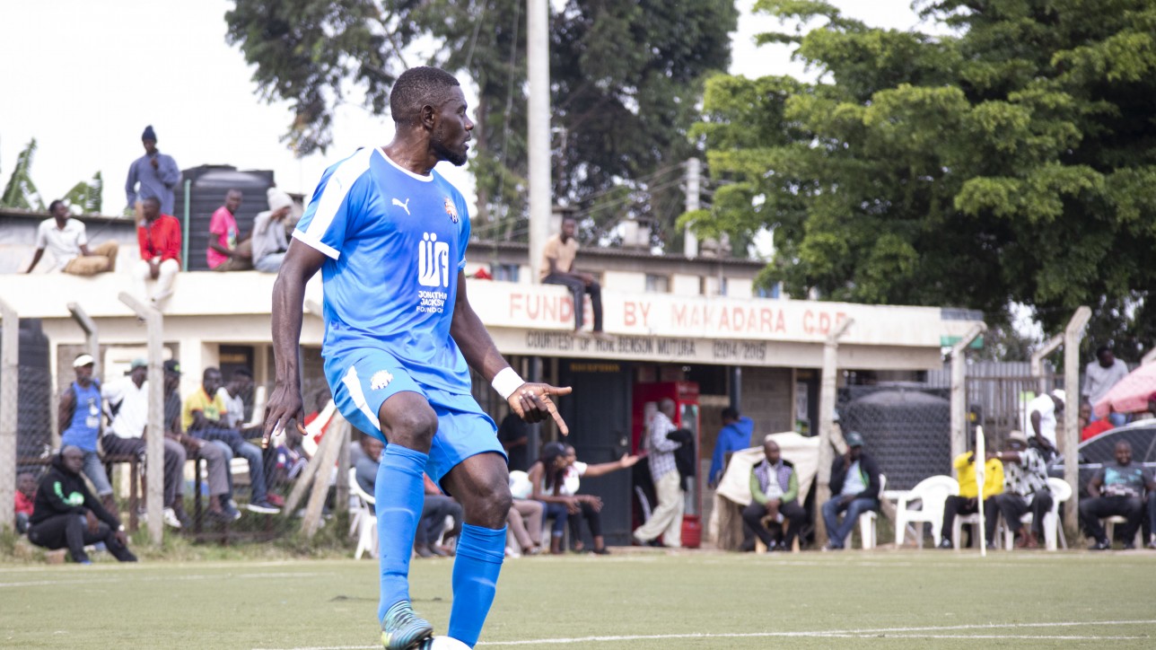 Salim Shitu Abdalla in a past game for Nairobi City Stars in January 2020 at Camp Toyoyo