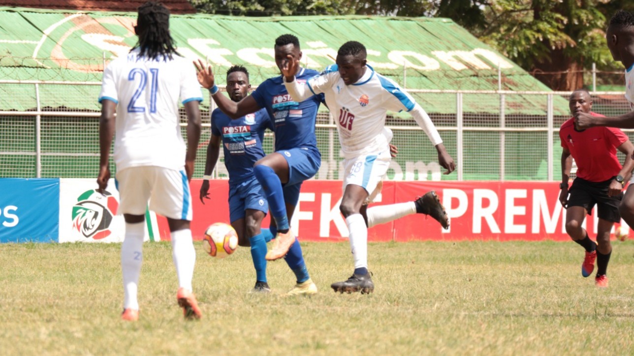 City Stars vs Posta Rangers at Thika Stadium on 31 Oct 2021 in Thika. the game ended 1-1
