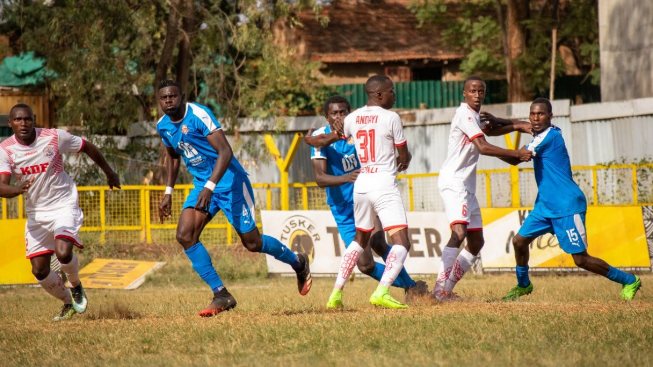 Action between Nairobi City Stars and Ulinzi Stars in a matchday 25 FKF Premier League tie on Sat 10 Apr 2022 in Ruaraka. It ended 0-0