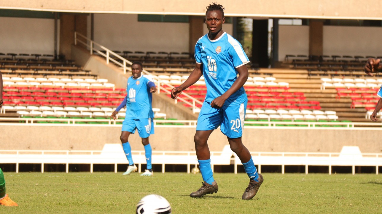 Timothy Ouma aka Babu during a matchday 32 FKF Premier League game against Gor Mahia in Kasarani on Sun 29 May 2022. Gor won the game 3-2