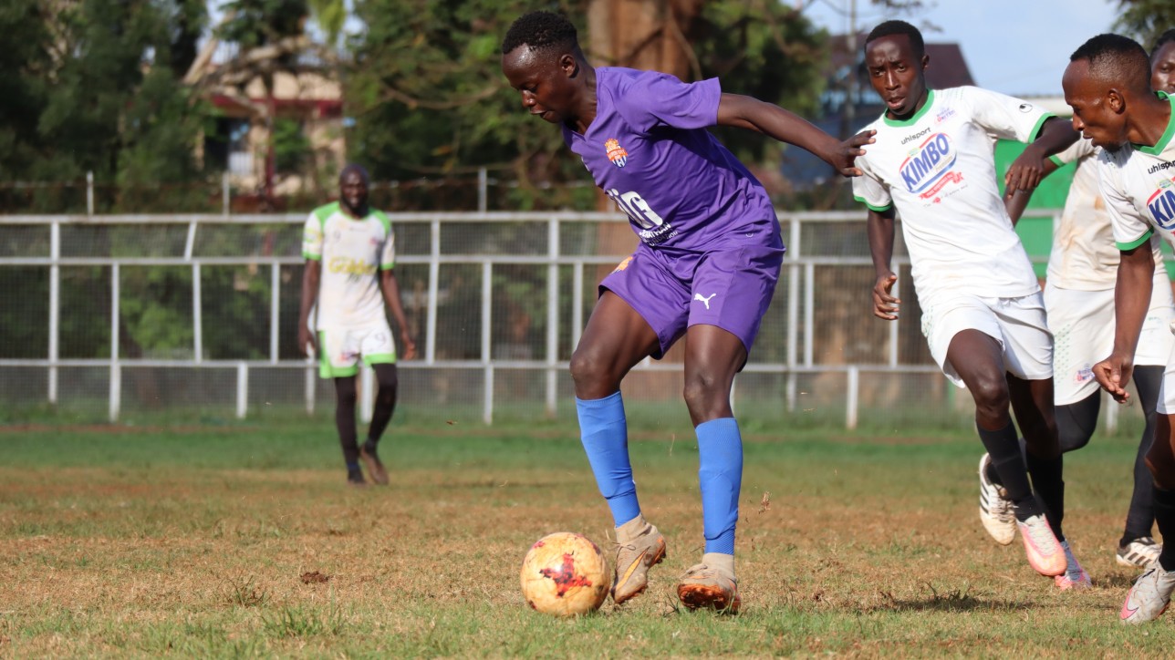 Rowland Makati during a friendly game against Bidco United at the Thika Stadium on 8 Nov 2020. It ended 1-1