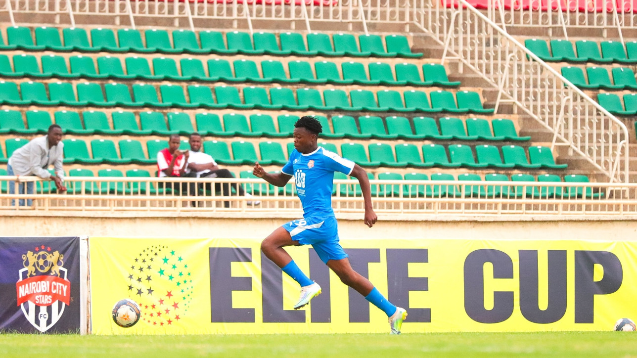 Samuel Kapen during the Elite Cup fnal in Nyayo on 1 OCt 2022

Photo credit - Hassan Mandevu