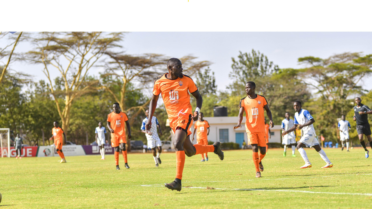 Salim Abdallah aka Shittu in action during a matchday 18 tie against Bidco United in Kasarani Annex in Feb 2023. It ended 0-0