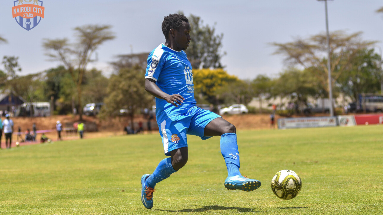 Andrew Kisilu up against Ulinzi Stars in Kasarani Annex on 25 Feb 2023 during a matchday 17 FKF Premier LEague game