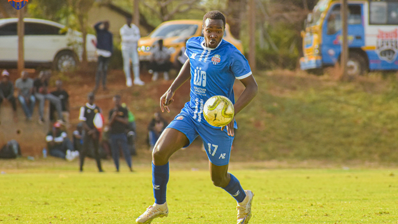 Brian Mose on his debut for Nairobi City Stars against Muhoroni Youth in the 2023-24 FKF Premier League opener on Sun 27 Aug 2023 in Kasarani Annex. It ended 0-0