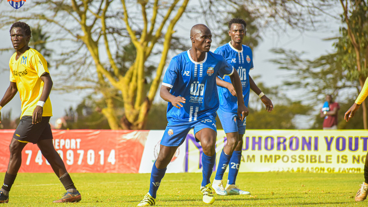 Wycliffe Omondi on his debut for Nairobi City Stars against Muhoroni Youth in the 2023-24 FKF Premier League opener on Sun 27 Aug 2023 in Kasarani Annex. It ended 0-0