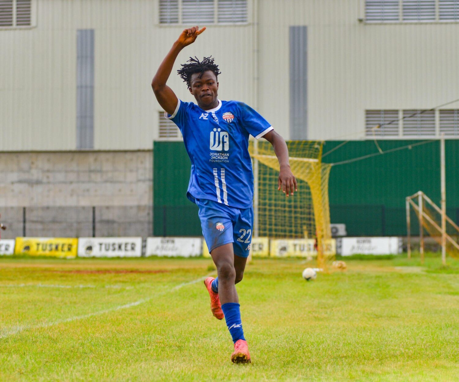 Samuel Kapen against FC Talanta in Ruaraka on 6 Jan 2024