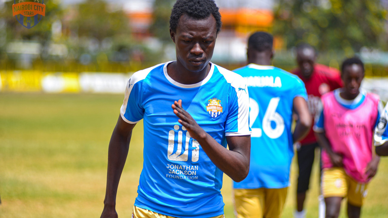 Brian Mzee getting set for a matchday 7, 2023-24 FKF Premier League season against Kenya Police at the Police Sacco Stadium on 25 Oct 2023