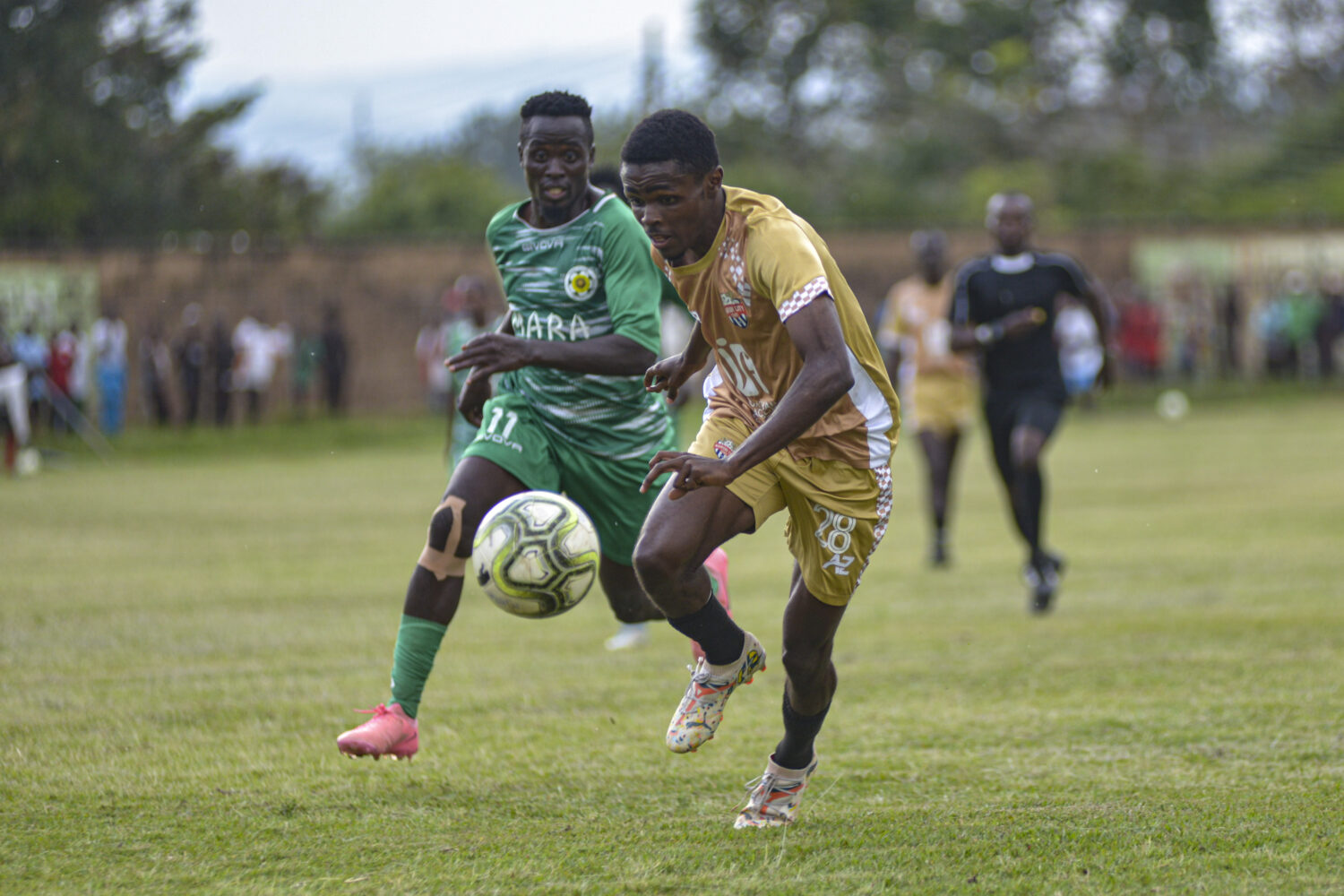 Andre Kalama in action against Mara Sugar in Awendo, Migori, on Sat 21 Sep 2024. He made his debut for City Stars in the matchday 3 tie